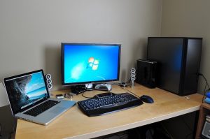 Computers on Desk